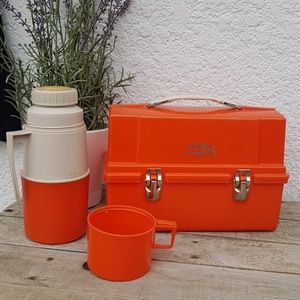 Vintage Thermos and Lunch Kit